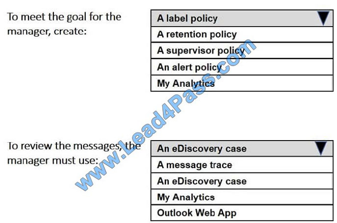 lead4pass ms-101 exam question q12